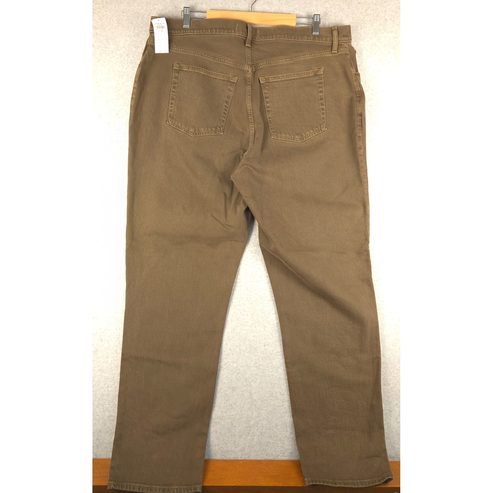 Abercrombie & Fitch 90s Straight Ultra High Rise Curve Love Brown Jeans 35 20L - Picture 6 of 10